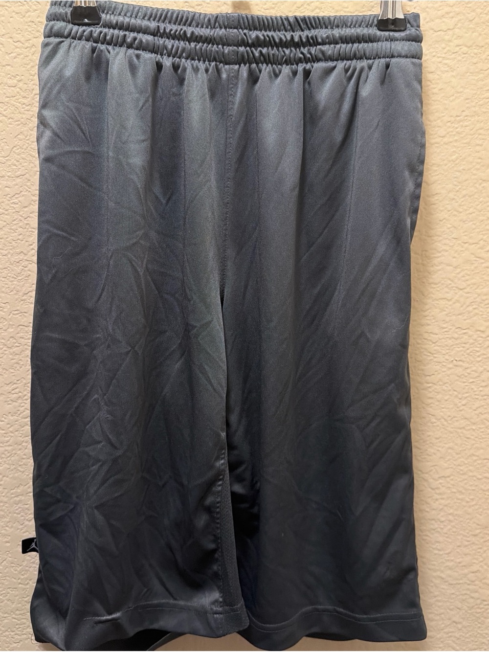 Boys Athletic Mesh Shorts - Charcoal Gray